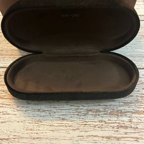 Tom Ford Glasses Case with Chocolate Brown Box - Picture 6 of 6
